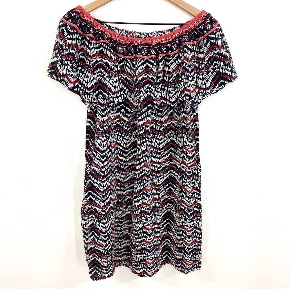 Sanctuary Red + Black Off the Shoulder Dress NWT